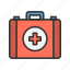 first aid kit, box, aid box, medical kit, medikit, emergency kit, kit, health 