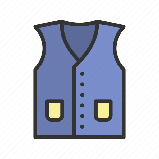 Vest, bulletproof jacket, safety, jacket, military, bulletproof, protection icon - Download on Iconfinder