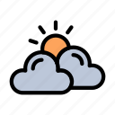 cloud, sun, weather, climate, forecast