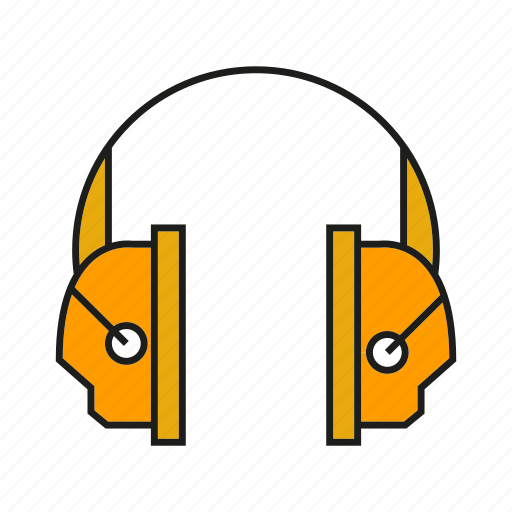 Earmuffs, headphone, hearing, industry, muffs, protection, safety equipment icon - Download on Iconfinder
