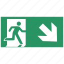 arrow, exit, creative, direction, download, right, up