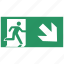 arrow, exit, creative, direction, download, right, up 