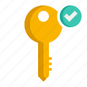 access, key, open