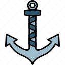 anchor, marine, nautical, sea, ship