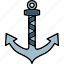 anchor, marine, nautical, sea, ship 