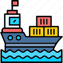 ship, boat, cruise, liner, transport, travel