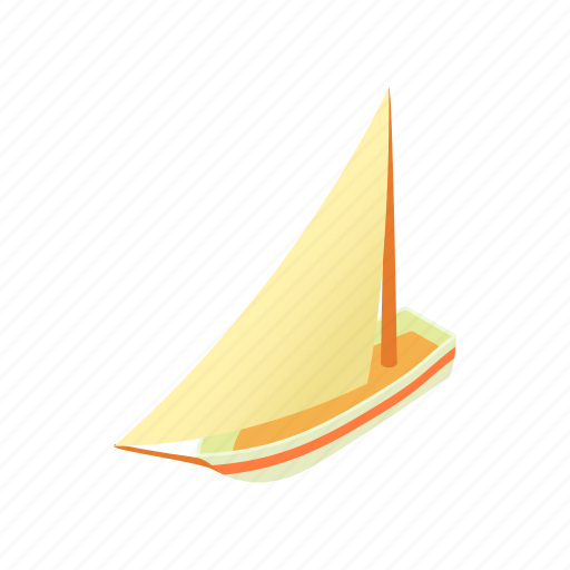 Cartoon, ocean, sail, sea, ship, yacht, yachting icon - Download on Iconfinder