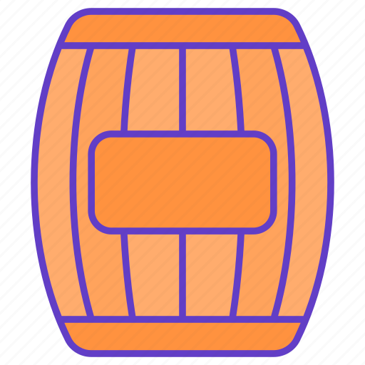 Drum, wooden, wood, barrel, storage icon - Download on Iconfinder