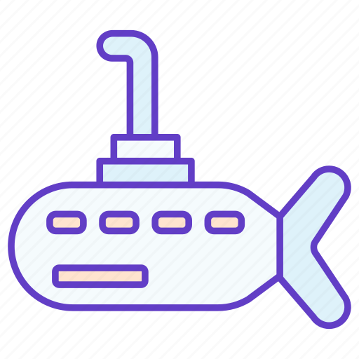 Submarine, sea, water, vehicle, transportation, transport icon - Download on Iconfinder