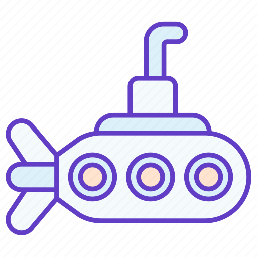 Submarine, sea, water, vehicle, transportation icon - Download on Iconfinder