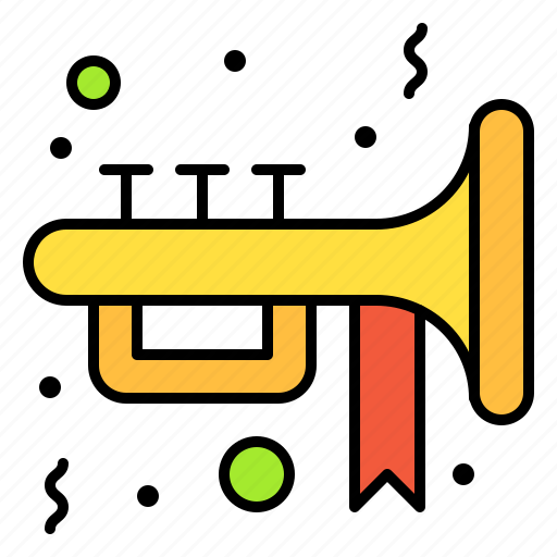 Trumpet, music, musical, instrument, entertainment, party icon - Download on Iconfinder