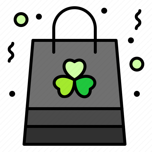 Shopping, bag, celebrate, lucky, patrick, day icon - Download on Iconfinder