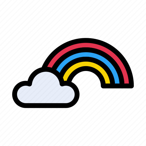 Rainbow, cloud, nature, saintpatricksday, sky icon - Download on Iconfinder