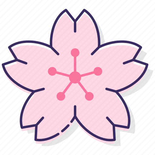 Floral, flower, petal, sakura, sakura flower icon - Download on Iconfinder