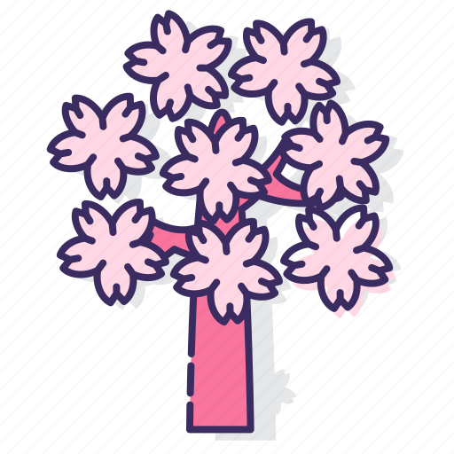 Sakura, sakura tree, tree icon - Download on Iconfinder