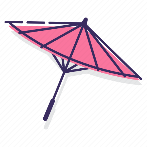 Japanese umbrella, traditional umbrella, umbrella icon - Download on Iconfinder