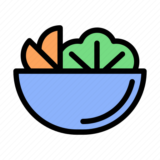 Kale, salad, bowl, food, diet icon - Download on Iconfinder