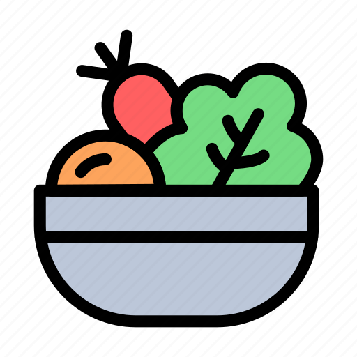 Salad, vegetable, carrot, kale, diet icon - Download on Iconfinder