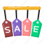 hanging sale mark, sale labels, sale badges, sale tags, sale coupons 