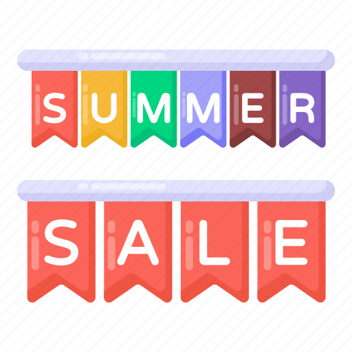 Hanging sale mark, sale labels, sale poster, summer sale, summer sale banner icon - Download on Iconfinder
