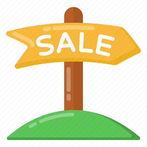 Sale signboard, sale board, sale roadboard, fingerpost, placard icon - Download on Iconfinder