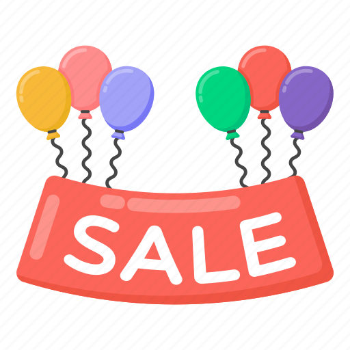 Sale sign, sale balloons, sale balloon label, sale banner, sale label icon - Download on Iconfinder