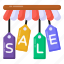 store sale, shopping sale, outlet sale, sale labels, hanging sale tags 