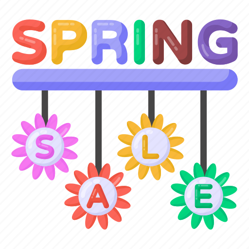 Season sale, flower sale, spring sale labels, spring sale coupons, spring sale sign icon - Download on Iconfinder