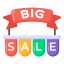 big sale, big sale banner, big sale ribbon, sale labels, sale emblems 