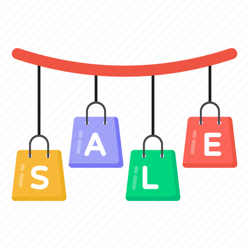 Hanging sale mark, super sale, sale coupons, shopping sale, hanging sale labels icon - Download on Iconfinder