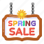 hanging board, spring sale board, sale board, spring sale slate, sale banner 