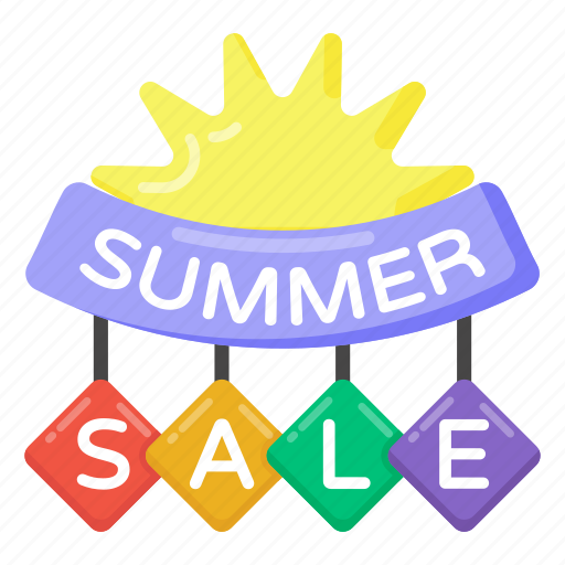 Summer sale banner, summer sale emblem, summer sale, super sale, season sale icon - Download on Iconfinder