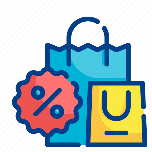 Bag, shopping, discount, sale, product icon - Download on Iconfinder