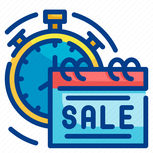 Timer, sale, calendar, discount, schedule icon - Download on Iconfinder