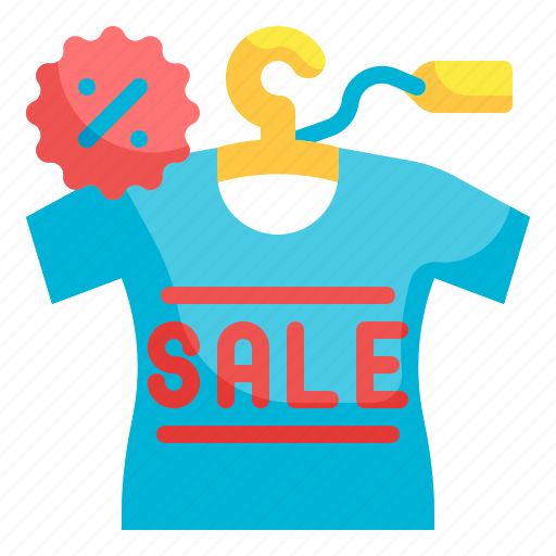 Hanger, clothing, tshirt, sale, discount icon - Download on Iconfinder