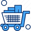 cart, discount, sale, trolley