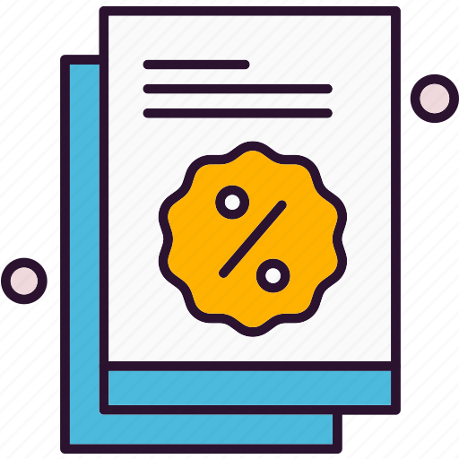 Discount, document, file, sale icon - Download on Iconfinder