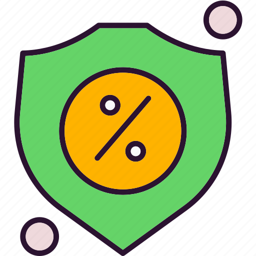 Discount, sale, shield icon - Download on Iconfinder
