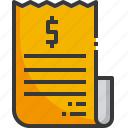 bill, invoice, commerce, ticket, receipt, payment, business