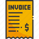 invoice, commerce, ticket, receipt, payment, business, bill