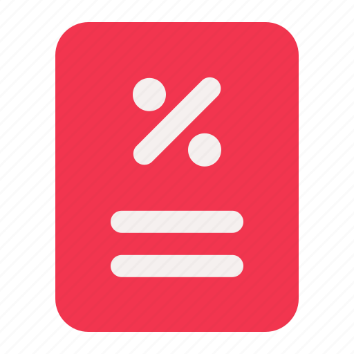 Bill, receipt, invoice, payment, banking, discount icon - Download on Iconfinder