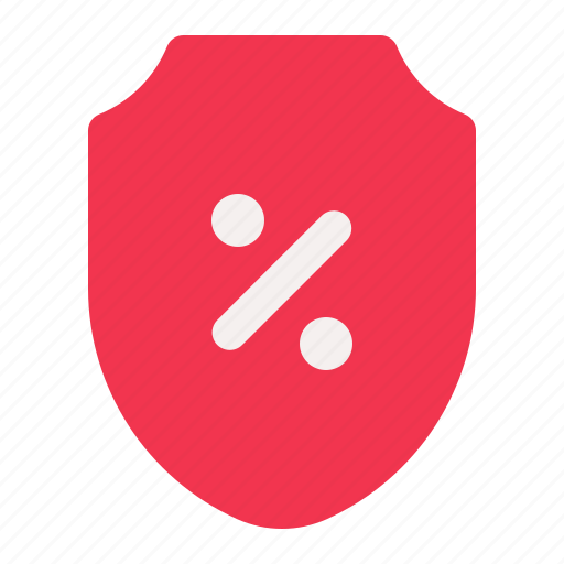 Protection, percentage, sales, discount, security icon - Download on Iconfinder