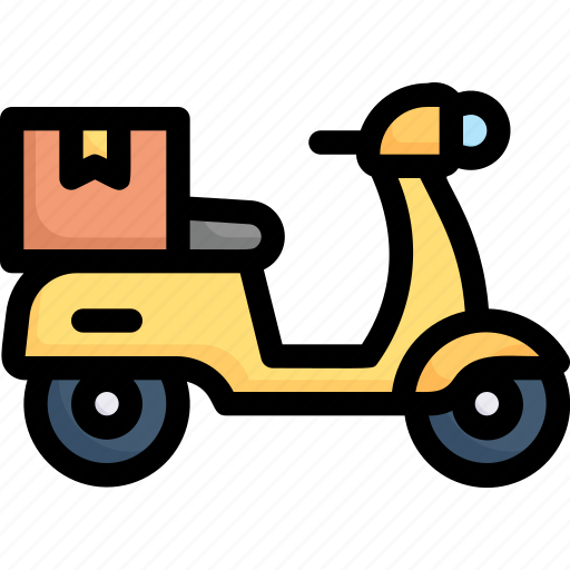 Delivery motorcycle, discount, package delivery, promotion, sales, sell, shopping icon - Download on Iconfinder