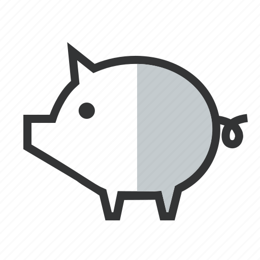 Bank, cheap, deposit, line, money box, piggy, save money icon - Download on Iconfinder