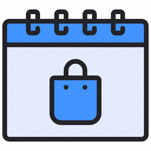Bag, calendar, ecommerce, sale, shopping icon - Download on Iconfinder