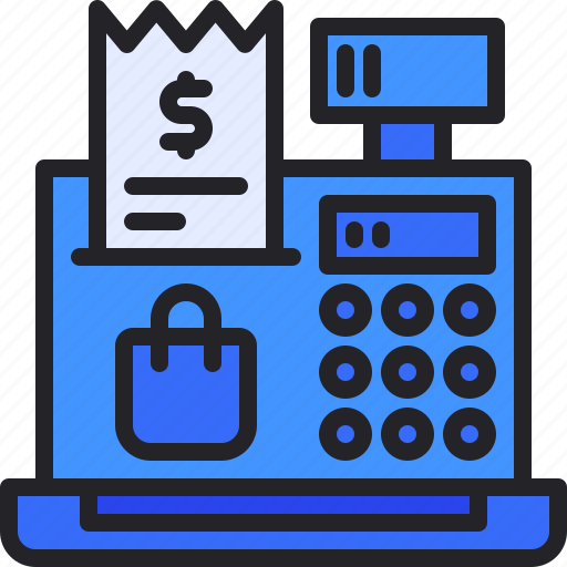 Cash, ecommerce, machine, register, shopping icon - Download on Iconfinder