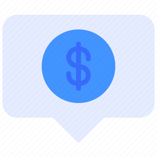 Bubble, business, chat, currency, money icon - Download on Iconfinder