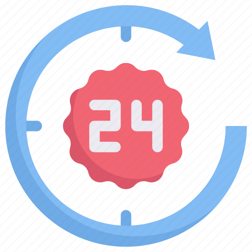 24 hours, discount, non stop, promotion, sales, sell, shopping icon - Download on Iconfinder