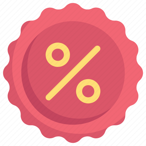 Discount, percentage, promotion, sales, sell, shopping, splash tag icon - Download on Iconfinder