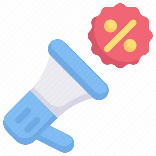 Discount, megaphone marketing, offer, promotion, sales, sell, shopping icon - Download on Iconfinder